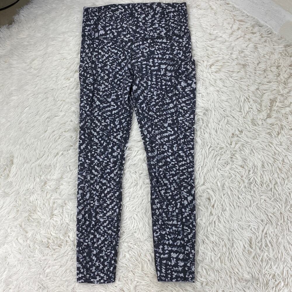 Lululemon Fast and Free Tight II 25" *Non-Reflective Nulux Pace Lace Graphite